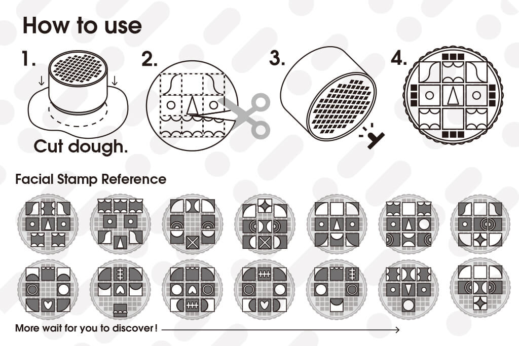 how to use the facial stamp.