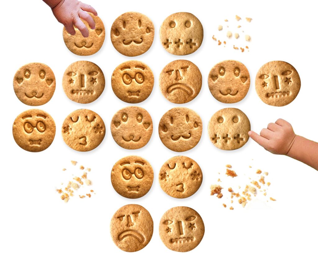 face fun cookie stamp, cookies.