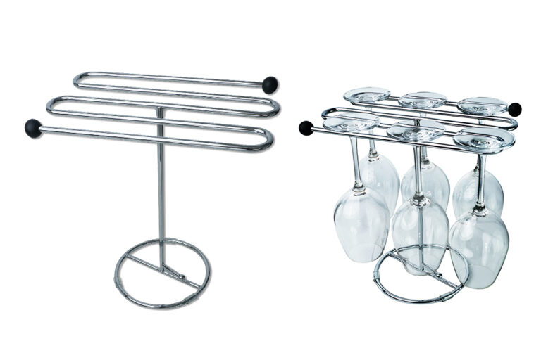 STEMWARE and DECANTER DRYING RACK