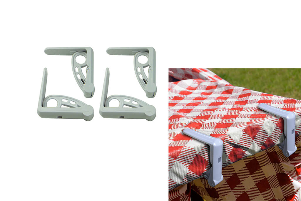 4 pieces abs tablecloth clips